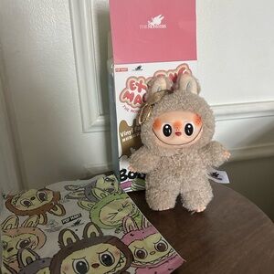 Plush Key Holder with Bunny Design